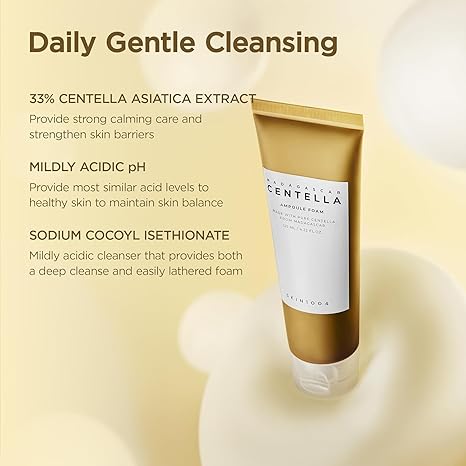 Centella Ampoule Foam Low pH & Daily Foam Cleanser