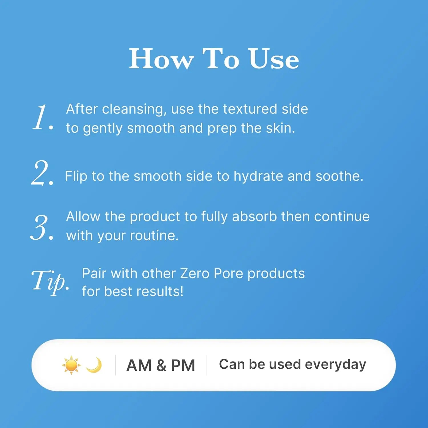 medicube Toner Pads Zero Pore Pad 2.0 Facial Pad for Exfoliation and Pore Care with AHA Lactic Acid