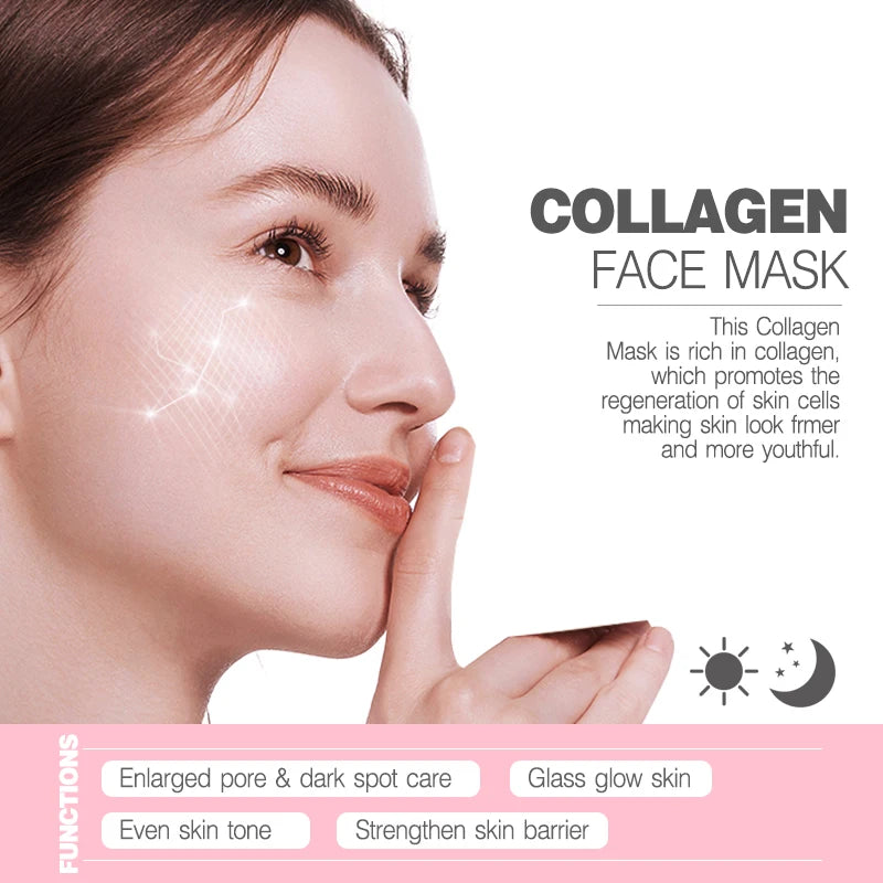 G Korean Skin Care Facial Mask Salmon DNA PDRN Pink Collagen Jelly Gel Mask