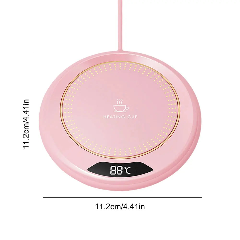 USB Coffee Mug Warmer with 3 Temperature Settings Coffee Warmer Plate Coffee Cup Warmer for Hot Coffee Tea and Milk