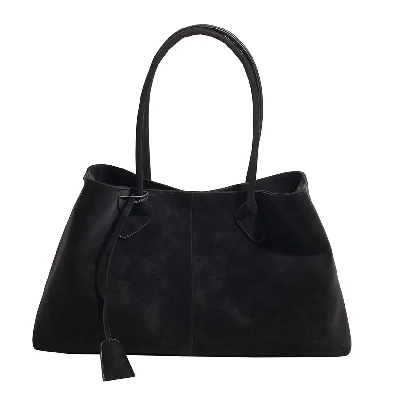Shoulder Bag Woman PU Leather Large Luggage Bags Storage Bags Handbags Lady Fashion Designer Original Brand Females Retro Bags