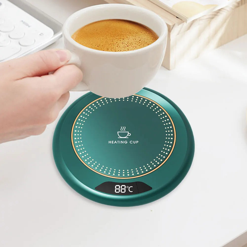 USB Coffee Mug Warmer with 3 Temperature Settings Coffee Warmer Plate Coffee Cup Warmer for Hot Coffee Tea and Milk