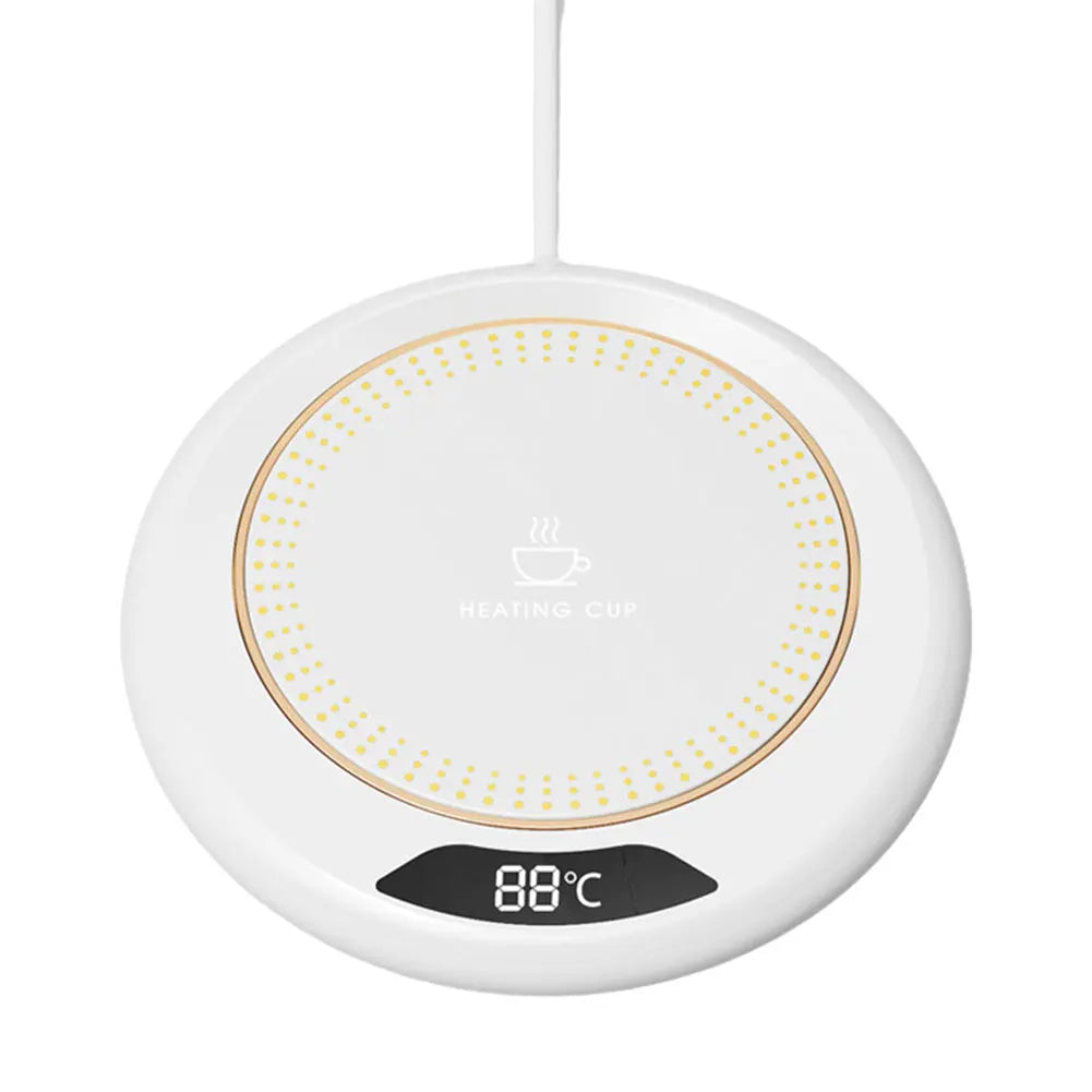 USB Coffee Mug Warmer with 3 Temperature Settings Coffee Warmer Plate Coffee Cup Warmer for Hot Coffee Tea and Milk