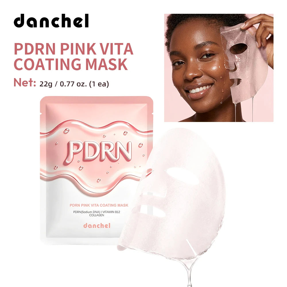 PDRN Vitamin B12 Coating Mask Barrier Repair High Purity Salmon DNA PDRN Improve Elasticity Evens Tone Deep Moisturizing Mask