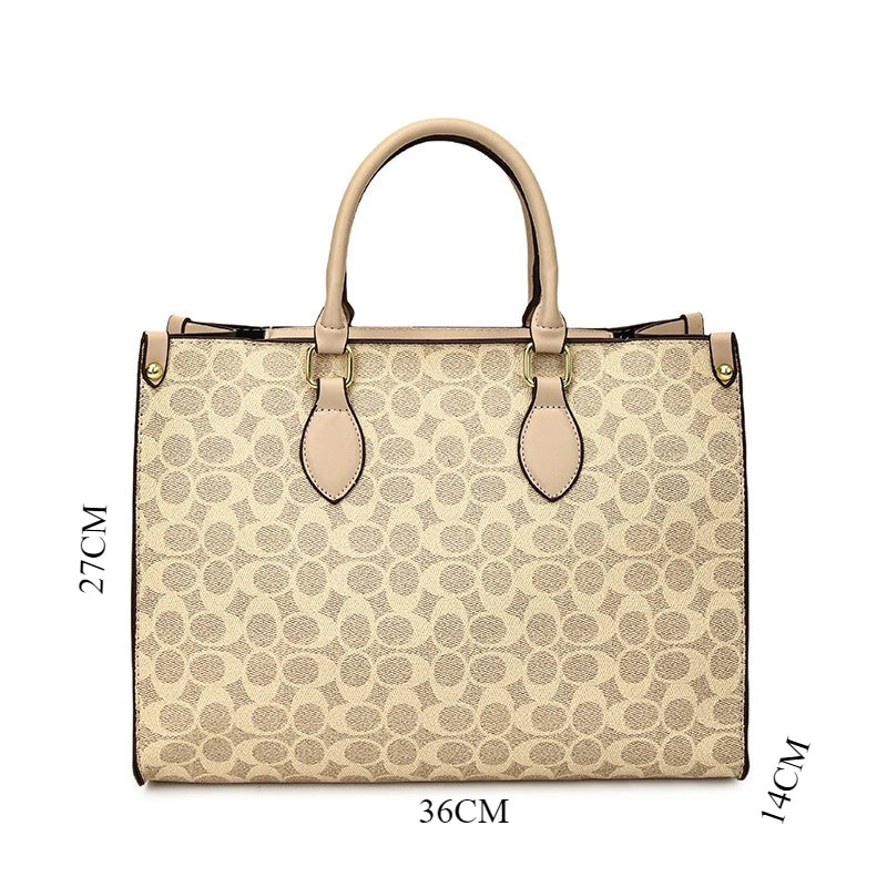 New fashion women's bag large capacity tote bag high sense portable shoulder versatile women's bag