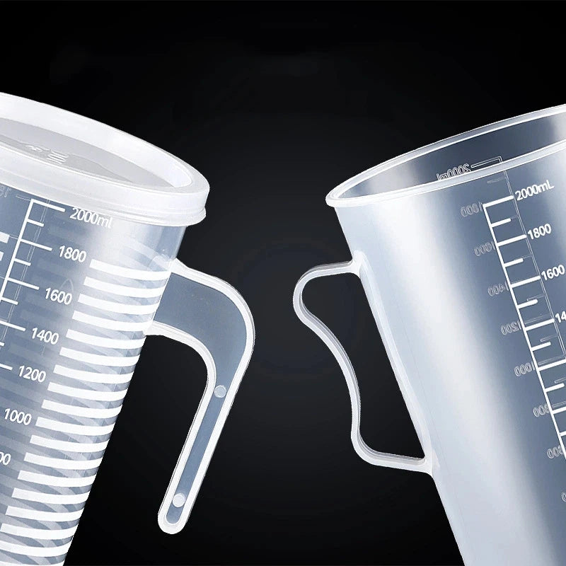 250/500/1000/2000 Ml Spout Kitchen Lab With Handle Measuring Cup Cooking Liquid Pitcher Jug Pour Durable Spout Kitchen Tool 1Pc