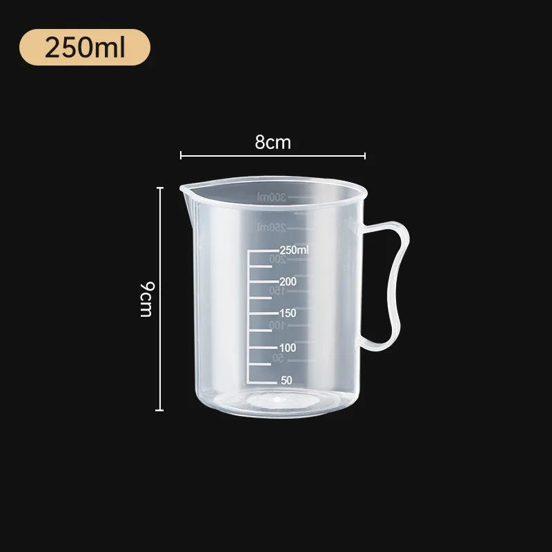 250/500/1000/2000 Ml Spout Kitchen Lab With Handle Measuring Cup Cooking Liquid Pitcher Jug Pour Durable Spout Kitchen Tool 1Pc
