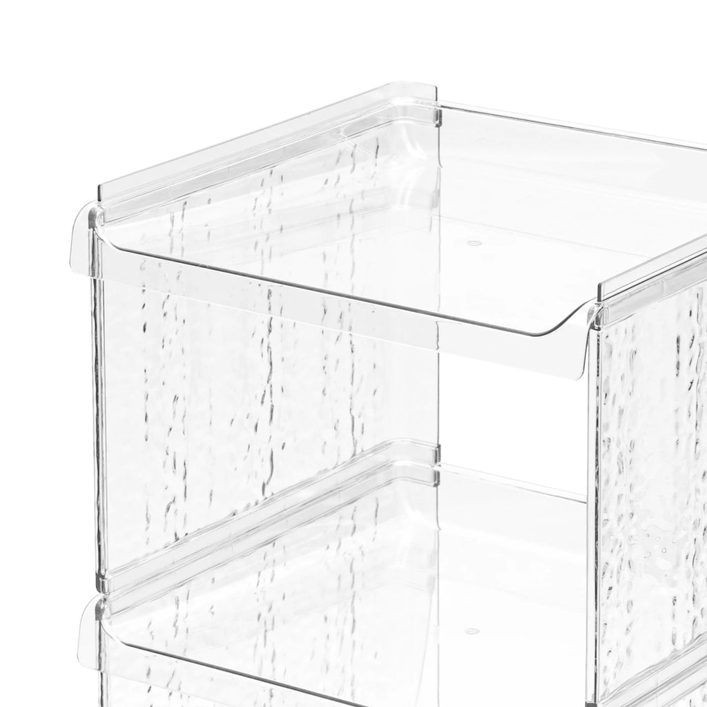 Shoe Storage Cabinet 4 Tier 28x26x65cm, Narrow Vertical Slim Shoe Holder Clear PET for Corner Entryway Bathroom