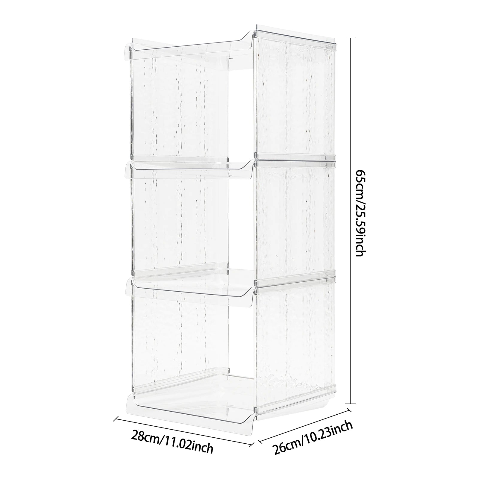 Shoe Storage Cabinet 4 Tier 28x26x65cm, Narrow Vertical Slim Shoe Holder Clear PET for Corner Entryway Bathroom