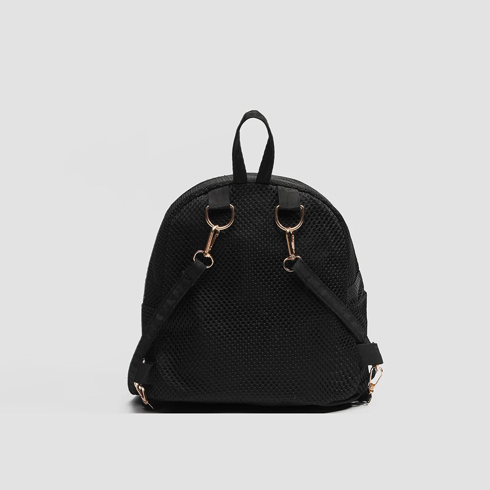 Fashionable and trendy breathable mini portable beach backpack for women