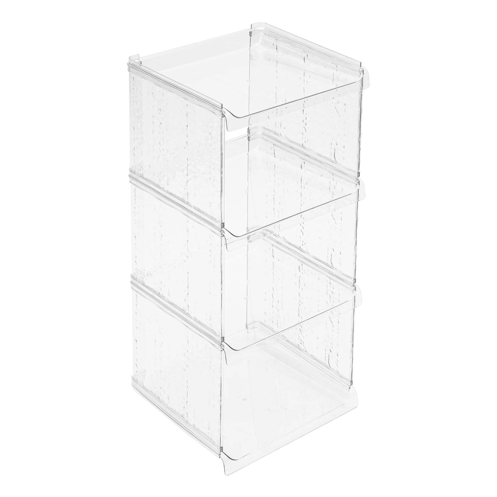 Shoe Storage Cabinet 4 Tier 28x26x65cm, Narrow Vertical Slim Shoe Holder Clear PET for Corner Entryway Bathroom