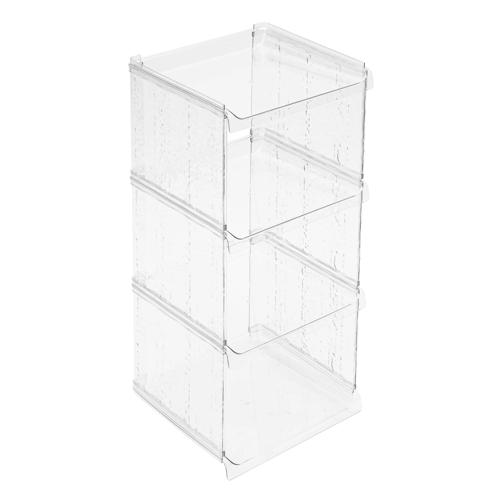 Shoe Storage Cabinet 4 Tier 28x26x65cm, Narrow Vertical Slim Shoe Holder Clear PET for Corner Entryway Bathroom