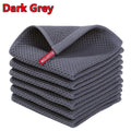 New 100% Cotton Dishcloth Ultra Soft Absorbent Kitchen Towel Household Cleaning Cloth Kitchen Tools Gadgets Wash Cloth Dish Rag