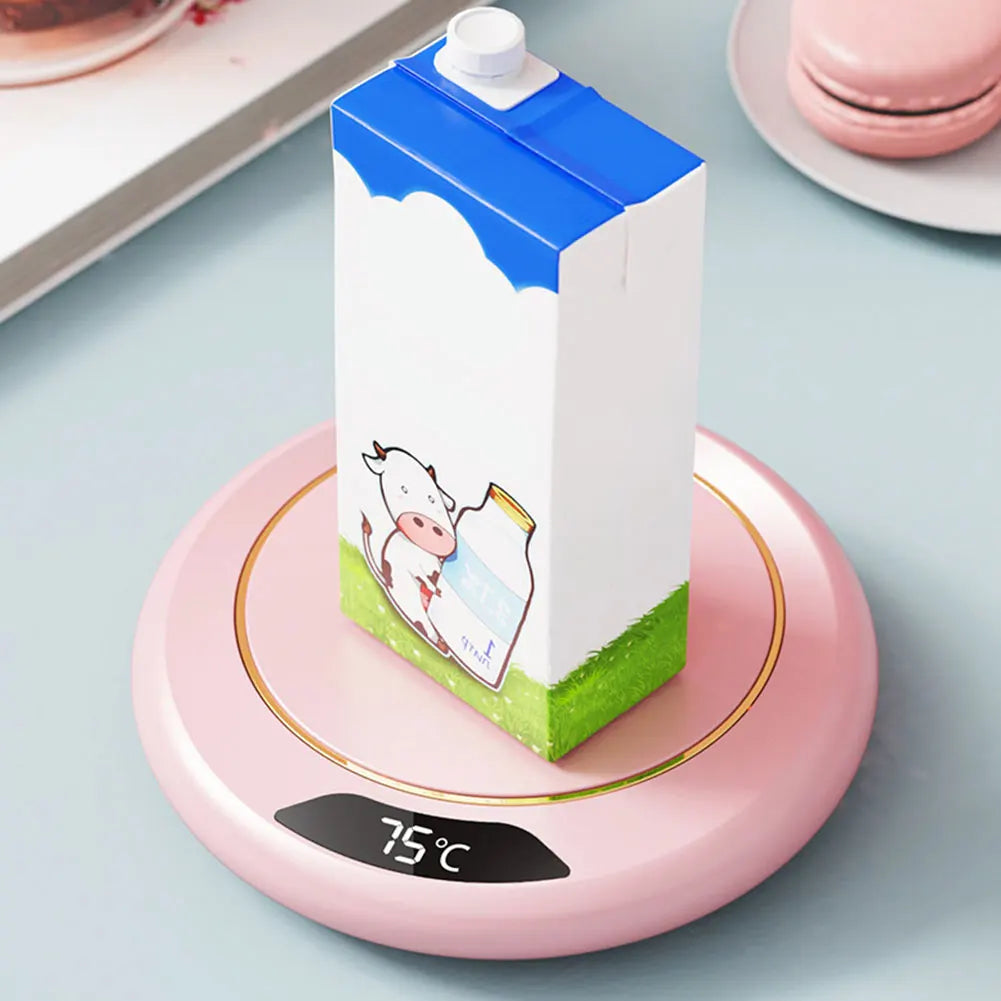 USB Coffee Mug Warmer with 3 Temperature Settings Coffee Warmer Plate Coffee Cup Warmer for Hot Coffee Tea and Milk