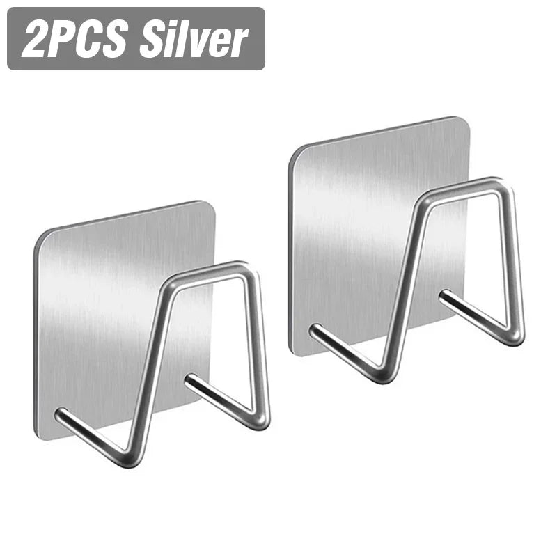 Kitchen Stainless Steel Sink Cover Sponges Holder Self Adhesive Drain Drying Lid Chopping Board Rack Wall Hook Storage Organizer