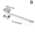 Meat Tenderizer Hammer 19cm Household Aluminum Alloy Steak Metal Mallet Kitchen Tool Heavy Duty Durable Double-Sided Tenderizer