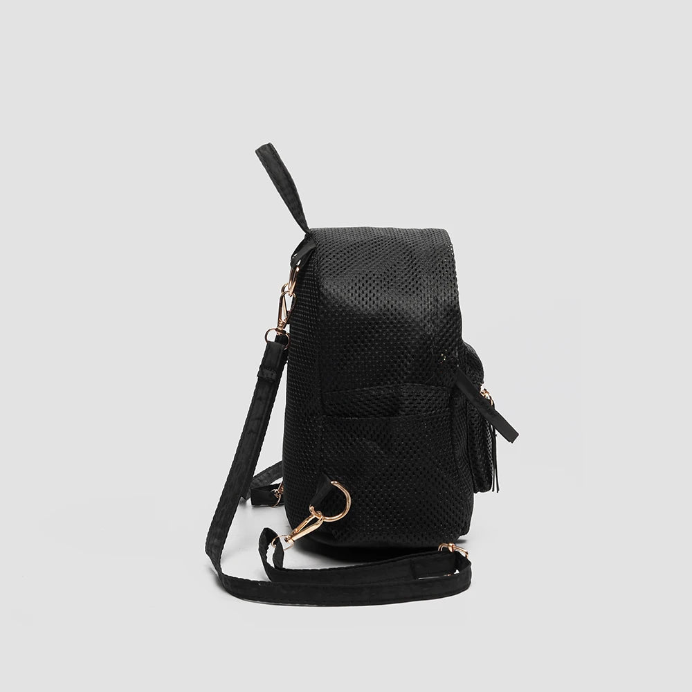 Fashionable and trendy breathable mini portable beach backpack for women