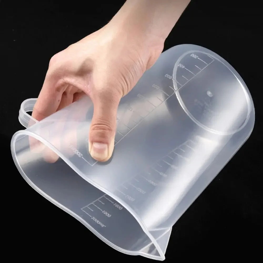 250/500/1000/2000 Ml Spout Kitchen Lab With Handle Measuring Cup Cooking Liquid Pitcher Jug Pour Durable Spout Kitchen Tool 1Pc
