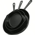 Cast Iron Frying Pan Non-Stick Skillet for Cooking, Omelettes, and Pancakes – Induction-Compatible Kitchen Cookware