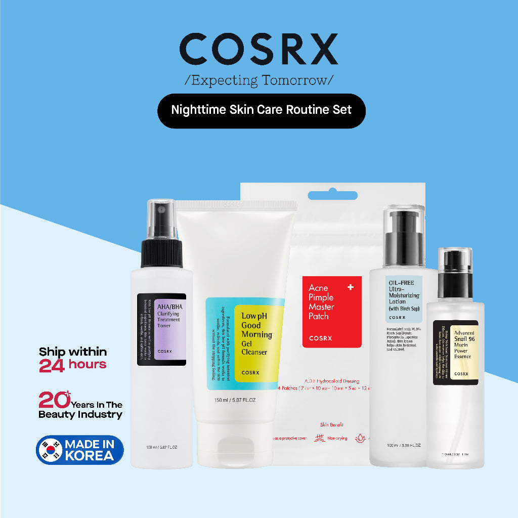 Cosrx skincare products.